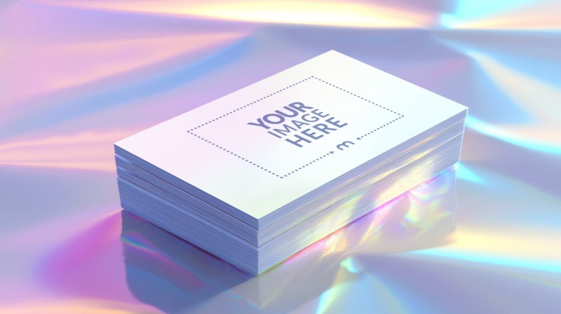 Business Card Stack Mockup for Elegant Brand Identity Presentation preview image