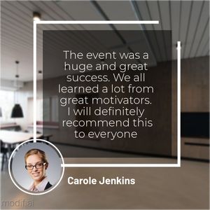 Business Event Testimonial Post Template