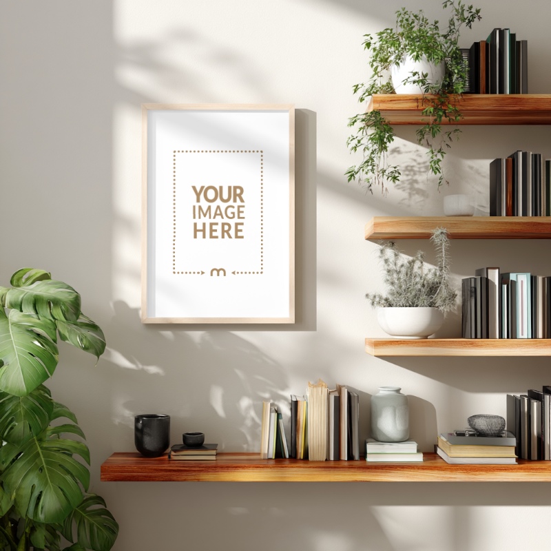 Office Wall Frame Mockup for Corporate Decor Design preview image