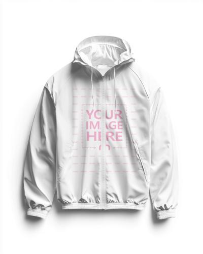 Windbreaker Jacket Mockup for Urban Sportswear Branding